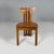 Italian modern wood and brown leather chairs by Mobilgirgi, 1970s Set of six chairs with rounded brown leather seats. The...
