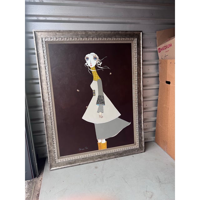 Original Melissa Peck Painting – Large Framed Artwork Beautiful original painting by contemporary artist Melissa Peck,...
