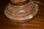 Stone Pair of Carved Red Marble Column Lamps For Sale - Image 7 of 8