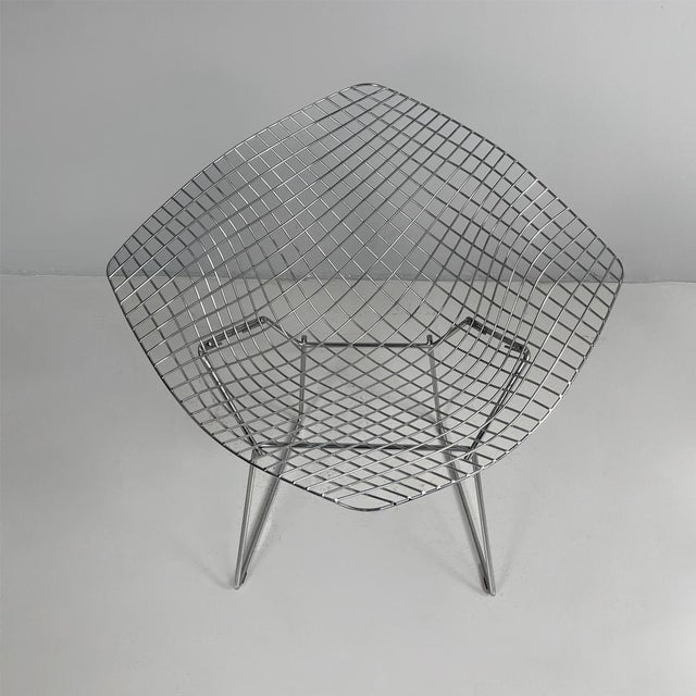Italian Postmodern Diamond Armchair by Harry Bertoia for Knoll, 2004 For Sale - Image 12 of 18
