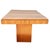 1940s Art Deco Geometric Walnut Dining Table Desk Inspired by Charles Dudouyt For Sale - Image 4 of 12
