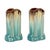 Belgian Art Deco Turquoise Earthenware Vases by Thulin, 1920s, Set of 2 For Sale - Image 3 of 16