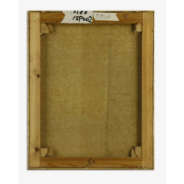 Abstract composition is a contemporary artwork realized in the mid-20th Century by Riccardo Basso. Mixed colored oil...