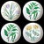 1980s Vintage Horchow Collection Botanical Salad/Dessert Plates, Set of 4 For Sale - Image 5 of 12