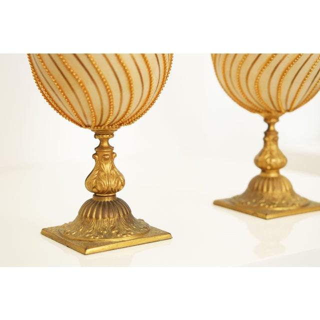 Metal Vintage French Ostrich Sculptures attributed to François Dupuy, 1960s, Set of 2 For Sale - Image 7 of 11