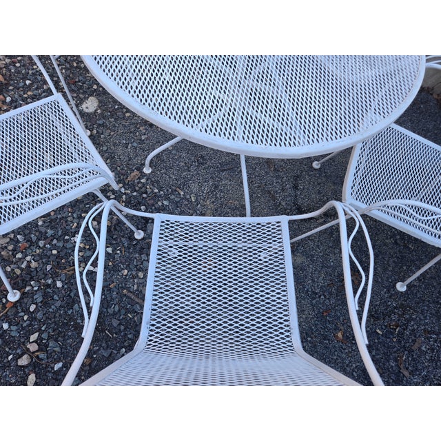 Mid-Century Modern Vintage Woodard Sculptura Style Outdoor Patio Seating For Sale - Image 3 of 12