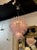 Murano Saddle Waterfall Chandelier in Pink For Sale In Dallas - Image 6 of 7
