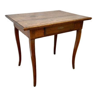 Late 19th Century French Walnut Side Table For Sale