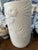 Mid 20th Century 1960s A. K. Kaiser Manfred Frey White Bisque Porcelain Floral Relief Vase - Model 746 For Sale - Image 5 of 12