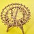 Vintage Stool in Rattan, 1960s For Sale - Image 4 of 6