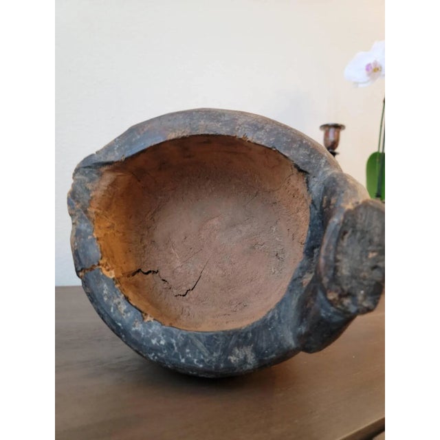 Whimsical Yoruba Peoples West African Carved Leopard Divination Bowl Primitive Tribal Art Figural Vessel For Sale - Image 10 of 12