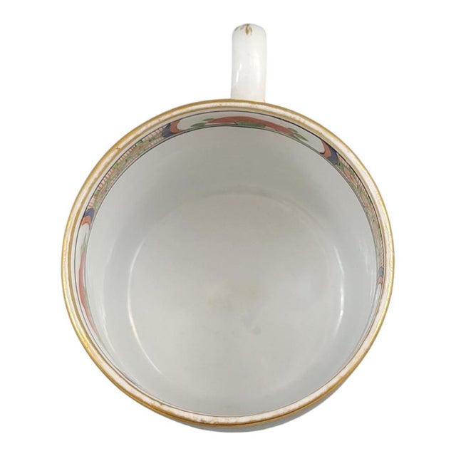 Porcelain Coffee Cup and Saucer from Worcester, Set of 2 For Sale - Image 9 of 14