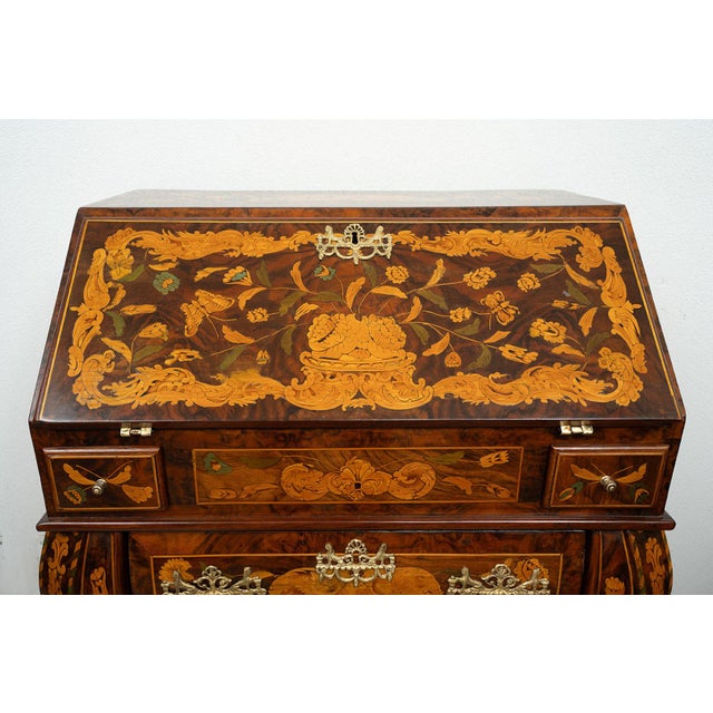 Antique Dutch Bureau in Wood, Early 19th Century For Sale - Image 6 of 7