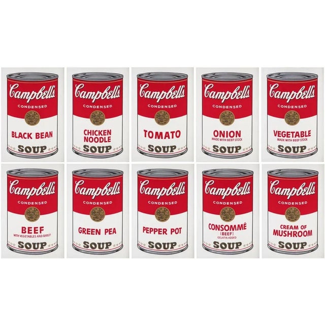 After Andy Warhol, Campbell's Soup Portfolio, Screenprints, Set of 10 For Sale - Image 11 of 11
