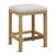 Casual coastal styling meets refined comfort in this counter stool, featuring a natural rattan-wrapped frame and an off-...