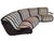 Textile Modular Sofa from Giuseppe Rossi Di Albizzate, 1960s, Set of 4 For Sale - Image 7 of 10