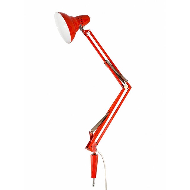 Space Age Scissor Desk Lamp in Metal, 1960s For Sale - Image 12 of 12