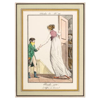 Prends Vite - From Modes et Manières du jour à Paris\. Early 19th Century For Sale