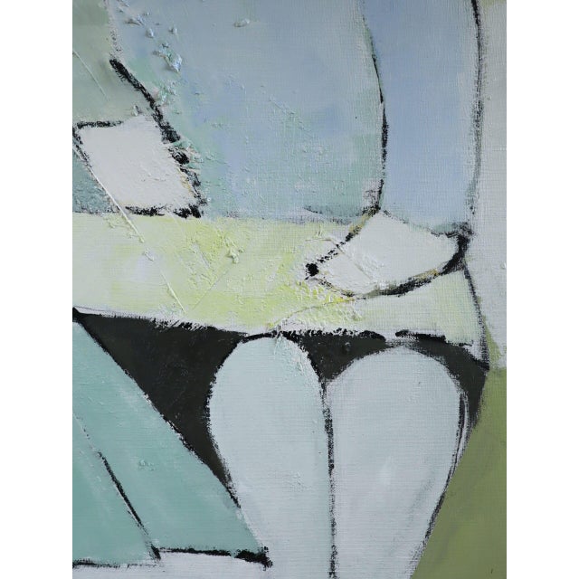 Mid-Century Modern 'Afternoon Lesson' Expressive Figurative Oil Painting by Swedish Artist Hans Osswald (1919-1983), Framed For Sale - Image 11 of 13