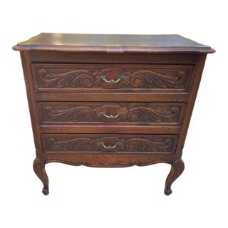 Vintage Three Drawer French Chest For Sale