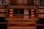 Brown Baker Furniture Style Georgian Flame Mahogany Breakfront Bookcase Cabinet With Drop Front Secretary Desk For Sale - Image 8 of 16