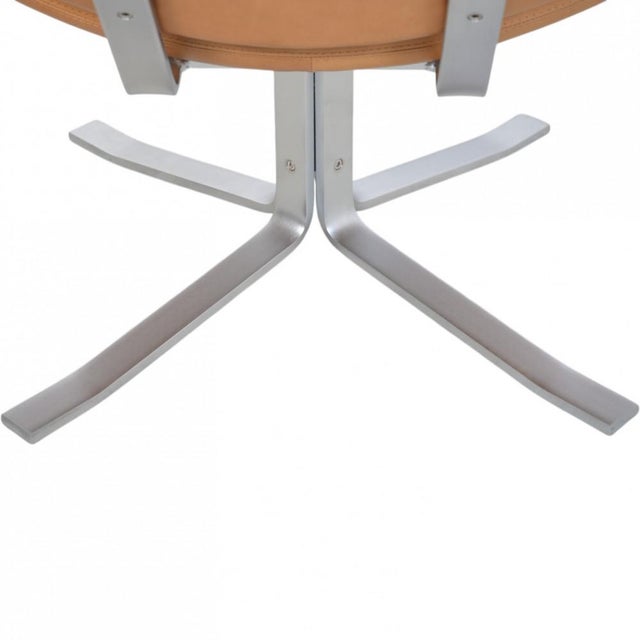 Vintage Corona Chair in Walnut and Leather by Erik Jørgensen, 2000s For Sale - Image 10 of 18