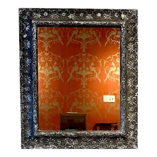 Early 20th Century Silver Tone Mirror For Sale