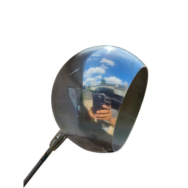 Triennale Floor Lamp by Robert Sonneman Mid Century Modern Orbiter Chrome For Sale - Image 14 of 18