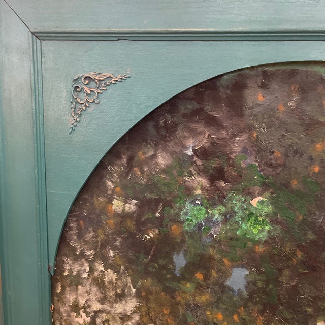 c.l. Bono Painted Wood Reversible Screen by Two Different Artists For Sale - Image 10 of 11