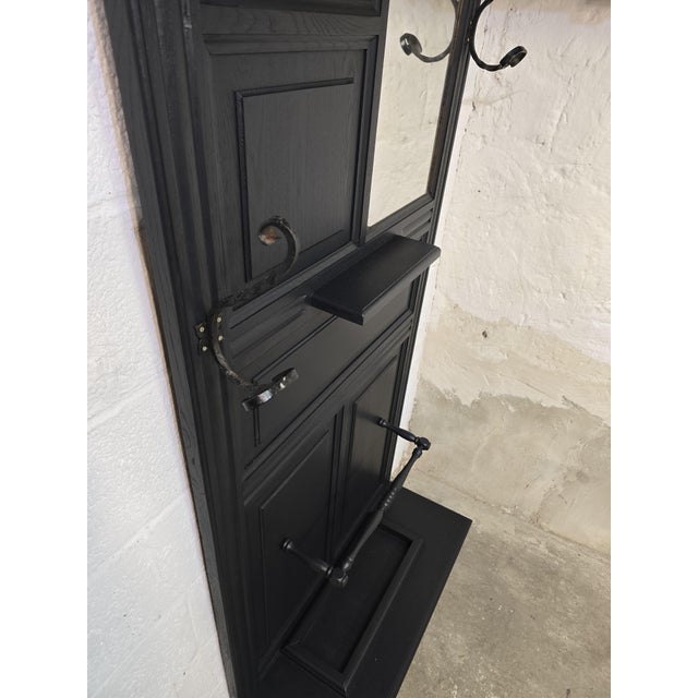 Oak Hallway Wardrobe, 1930s For Sale - Image 9 of 12