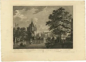 C. Philips Jacobsz, Schreyershoeks Tower in Amsterdam, 1769, Paper