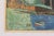 Paper Mid-Century Swedish Outsider Folk Art Original Watercolor Painting, Signed, Lakeside Fortress Landscape For Sale - Image 7 of 9