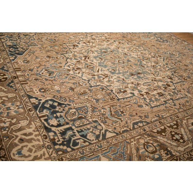 1950s Vintage Distressed Bakhtiari Carpet - 10'2" x 12'1" For Sale - Image 5 of 11