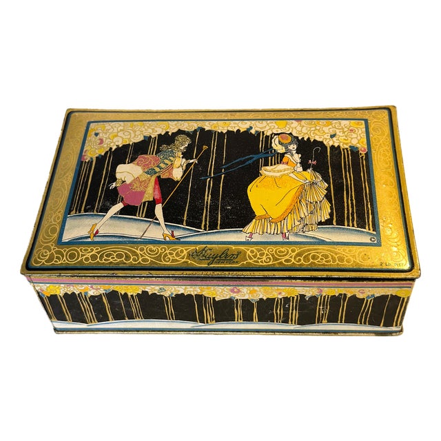 Antique "Huyler’s New York" Candy Tin Litho Box For Sale