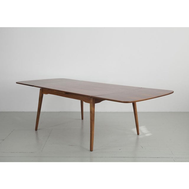 Wood Walnut Veneer Table, 1960s For Sale - Image 7 of 18