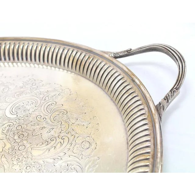 Silver Vintage English Silver Plated Sheffield Tea or Coffee Set of 6 For Sale - Image 8 of 10