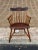 American Pine and Cherry Windsor Armchair. 19th Century A wonderful birdcage, Windsor Arm chair. with The planks seat....