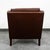 Mid Century Danish Modern Lounge Chair Brown Leather Arm Denmark MCM Armchair For Sale - Image 4 of 11