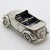 Vintage Italian Handmade Genuine Silver Cabrio Car Convertible Figurine Miniature, Made in Tuscany (Arezzo, Ar, Italy) For Sale - Image 4 of 11