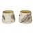 1970s Pair Coastal Sea Shell Linen Lamp Shades For Sale