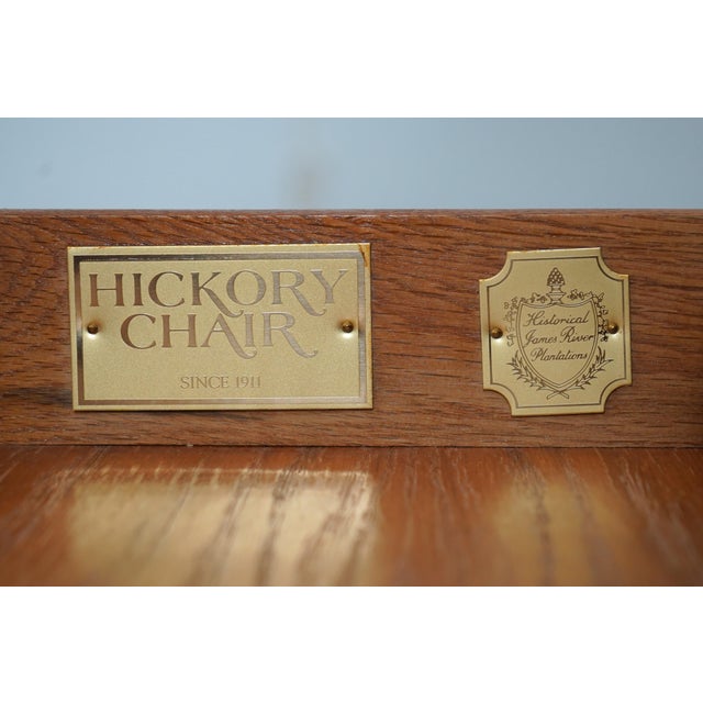 Hickory Chair Mahogany Inlaid Drum Table For Sale - Image 17 of 17