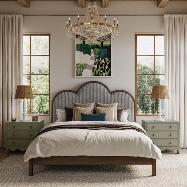 Fennel Green Bedside Chest For Sale In Greensboro - Image 6 of 8