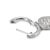 Metal Ladies 14k White Gold 1.11ctw Round Diamond Square Pave Cluster Dangle Earrings, A Pair For Sale - Image 7 of 8