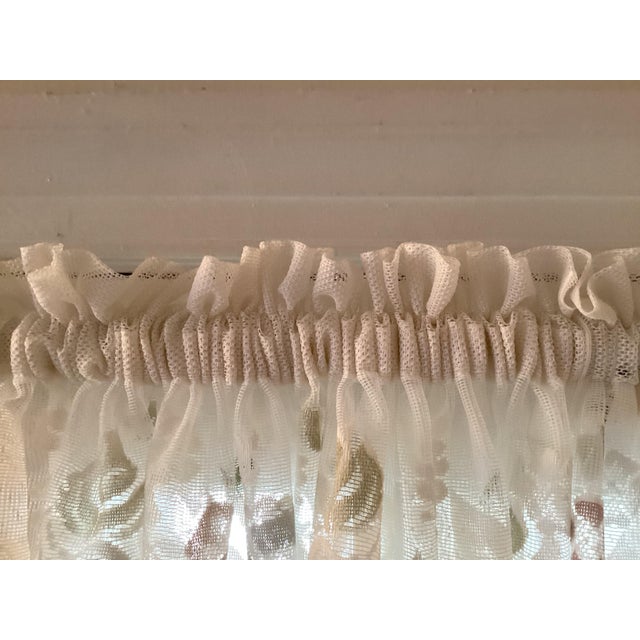 Four Vintage Lace Valances For Sale - Image 9 of 16