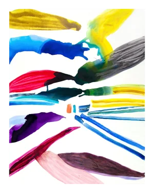 Laura Newman "Birds", Painting