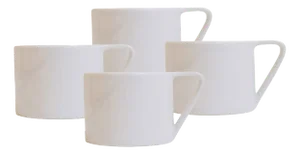Milano Nebbia Cappuccino Cups by Marta Benet, Set of 4