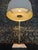 Mid-Century Modern 1950s Polished Brass & Marble Table Lamp Attributed to Gerald Thurston for Lightolier For Sale - Image 3 of 12