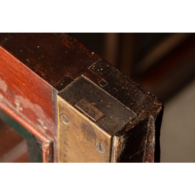 Early 20th Century Monumental Renaissance Revival Carved Wood Library Display Cabinet For Sale - Image 14 of 14