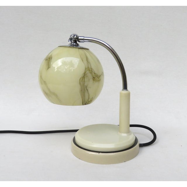 Metal Bauhaus Table Lights by Marianne Brandt for Ruppel Werke, 1920s, Set of 2 For Sale - Image 7 of 18