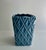Mid Century Modern Cornflower Blue Ceramic Planter For Sale - Image 11 of 17